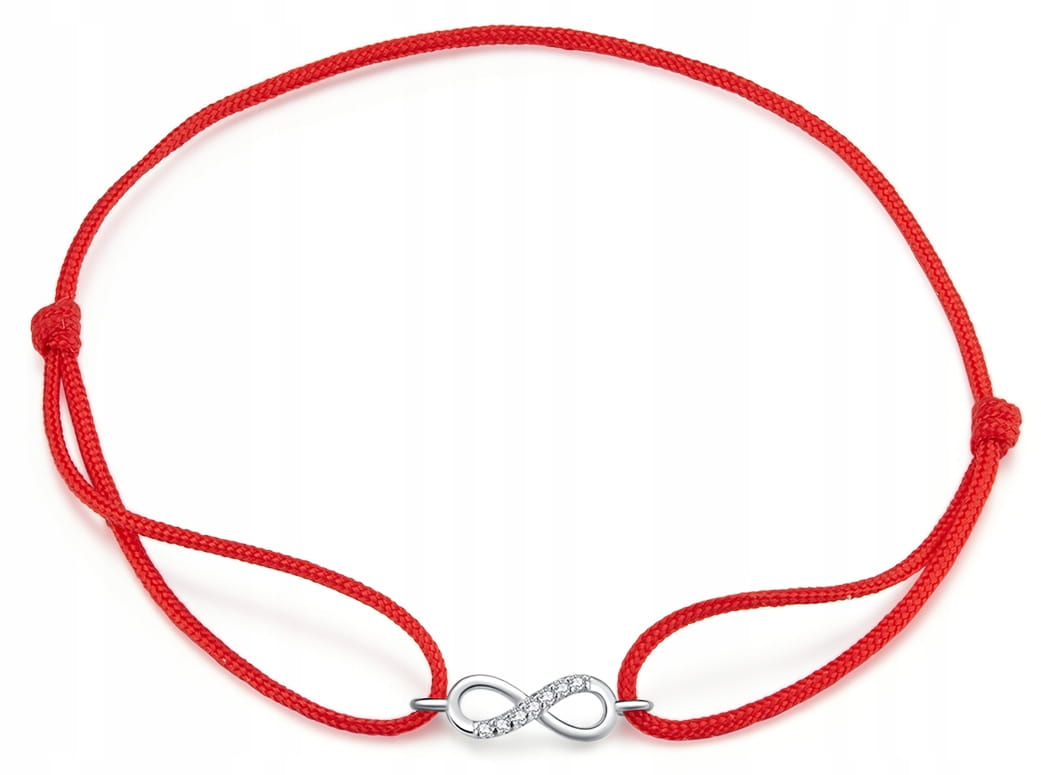Bransoletka Sznurek Celebrytka Srebro 925