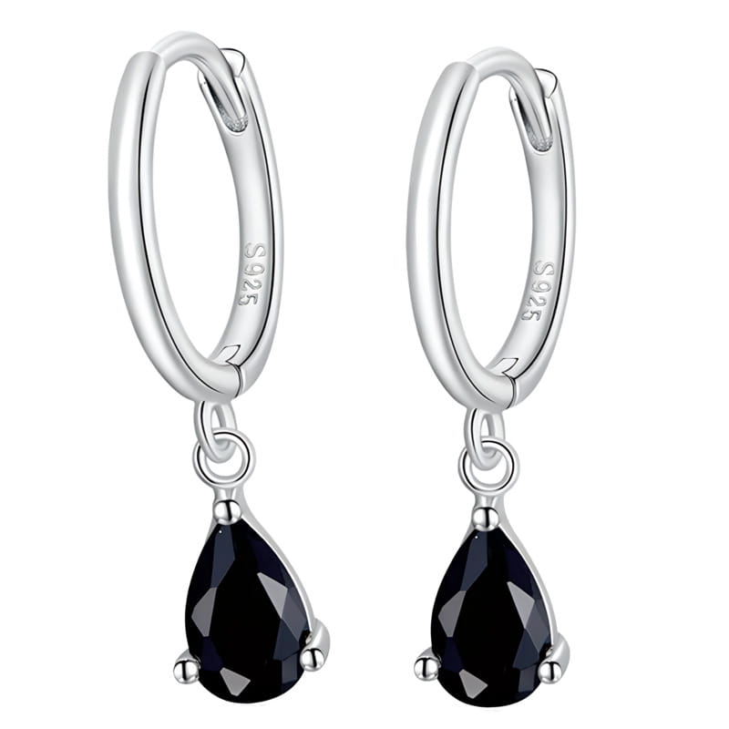 Kolczyki Srebrne - KOLCZYKI KROPELKA