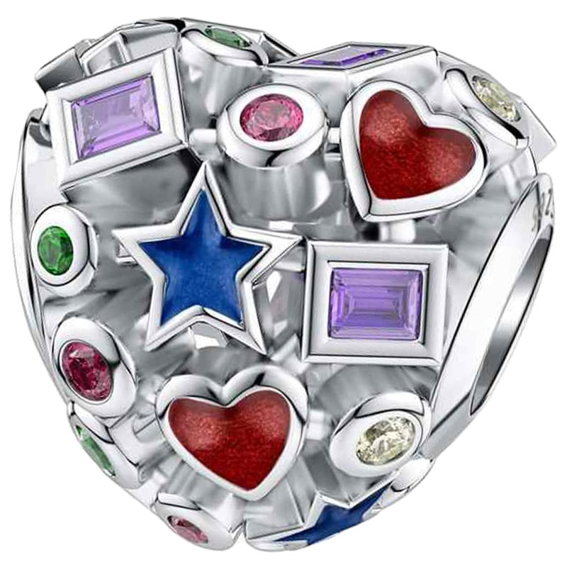 Charms do Pandora - CHARMS SERCE KOLOROWE