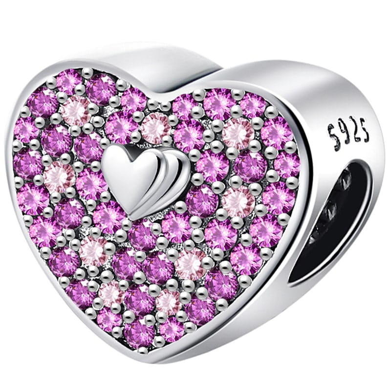 Charms do Pandora - CHARMS SERCE PAVE
