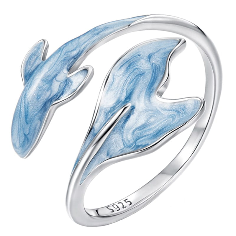 Pierścionek Srebrny - PIERŚCIONEK RYBA