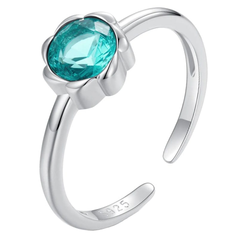 Pierścionek Srebrny - PIERŚCIONEK KWIATEK