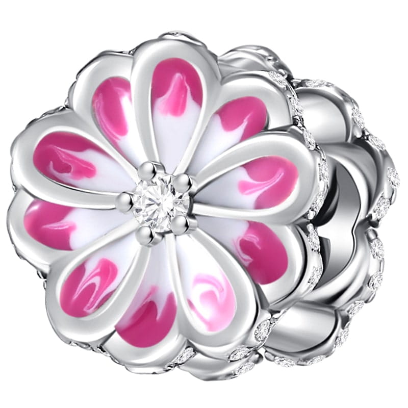 Charms do Pandora - CHARMS RÓŻOWY KWIAT