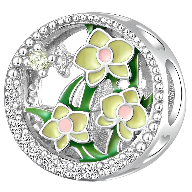 Charms do Pandora - CHARMS ORCHIDEA LIPIEC