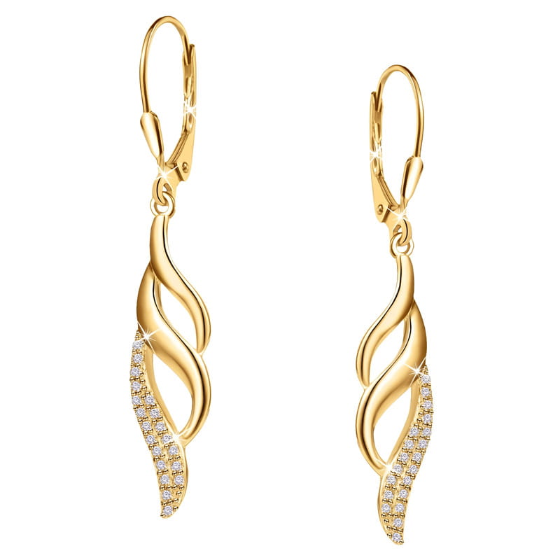 Kolczyki Złote - KOLCZYKI SKRZYDŁA