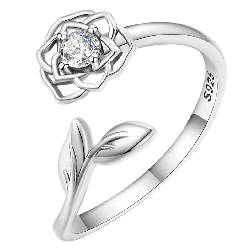 Pierścionek Srebrny - PIERŚCIONEK KWIAT