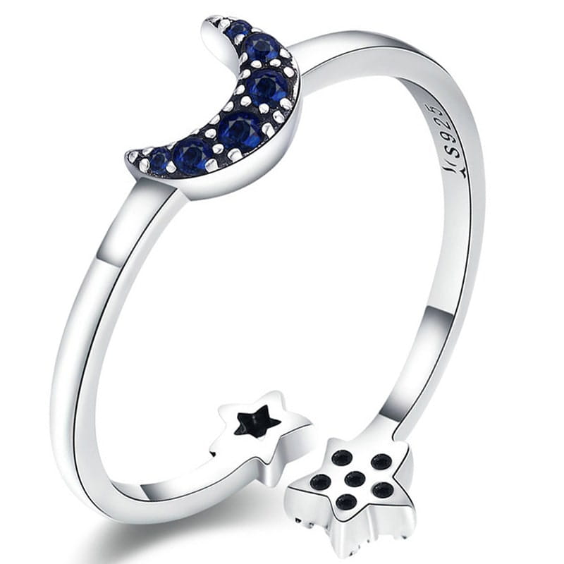 Pierścionek Srebrny - PIERŚCIONEK KSIĘŻYC