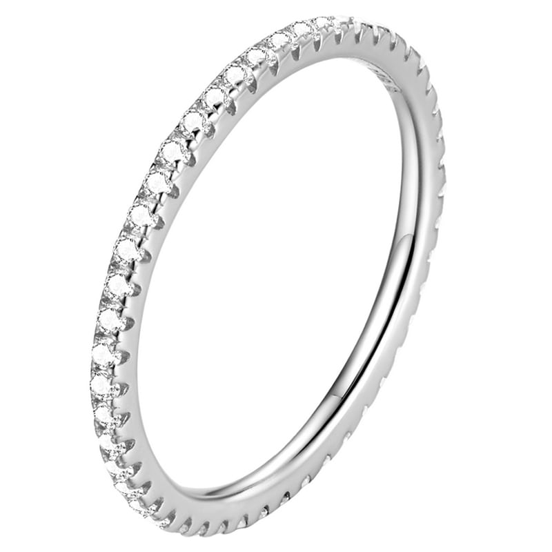 Pierścionek Srebrny - PIERŚCIONEK CYRKONIE