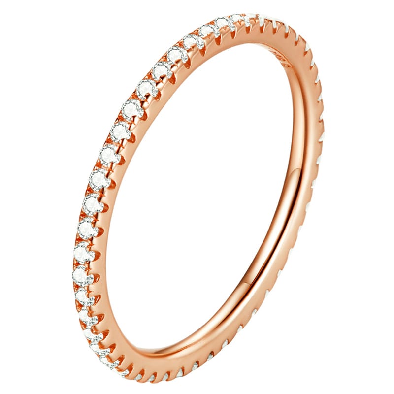 Złoty Pierścionek - PIERŚCIONEK ROSE GOLD