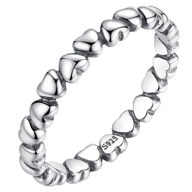 Pierścionek Srebrny - PIERŚCIONEK SERCA