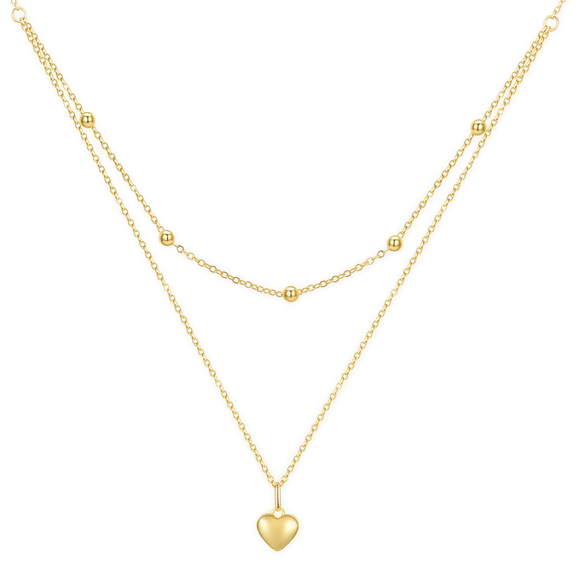 Naszyjnik Złoty - ŁAŃCUSZEK SERDUSZKO