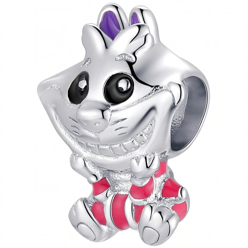 Charms do Pandora - CHARMS KOT Z CHESHIRE
