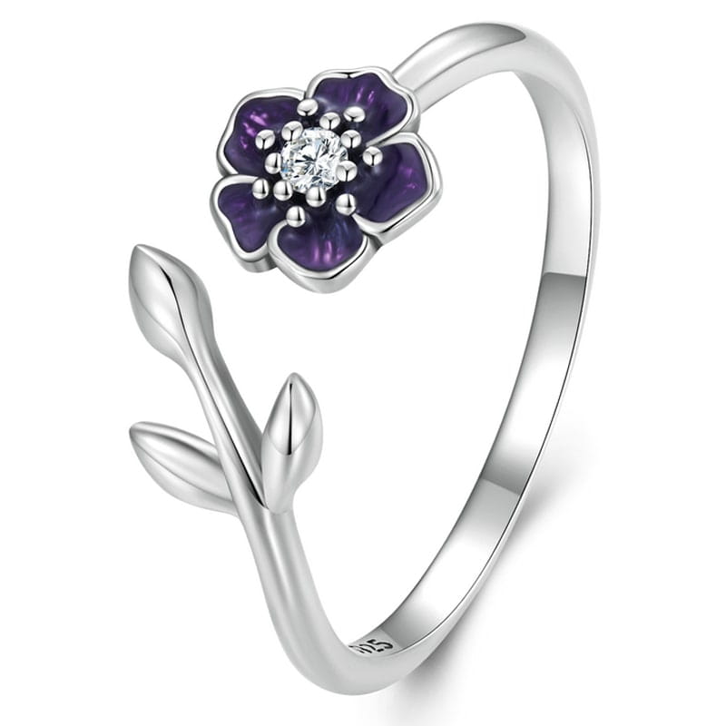 Pierścionek Srebrny - PIERŚCIONEK KWIAT