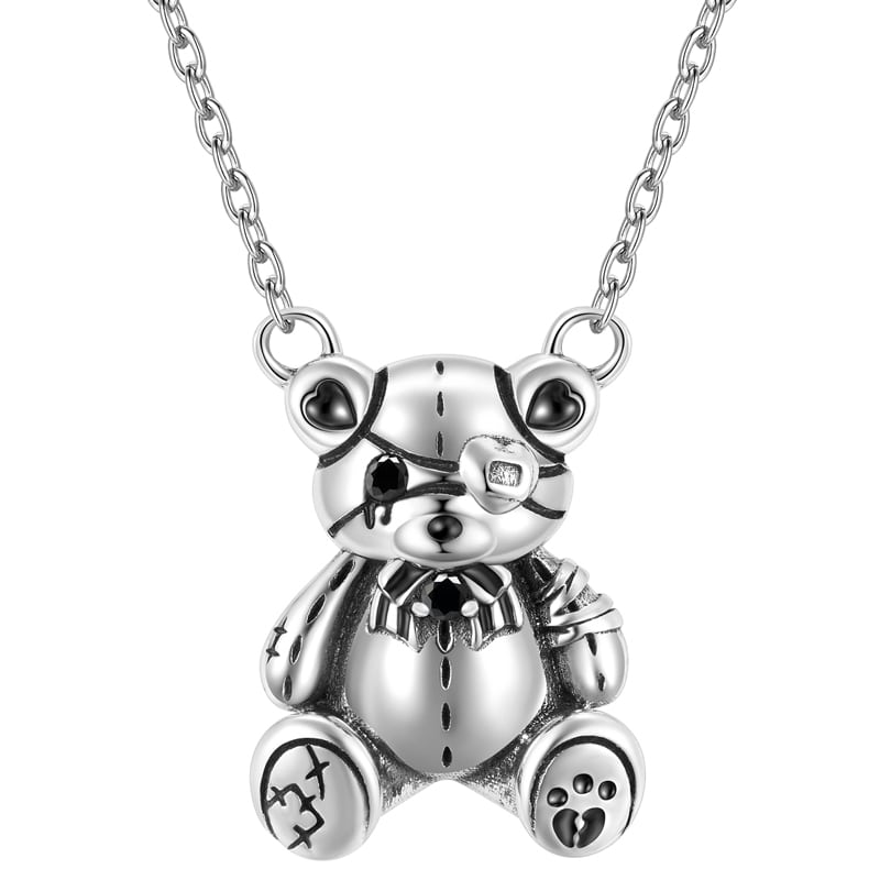 Naszyjnik Srebrny - ŁAŃCUSZEK MIŚ