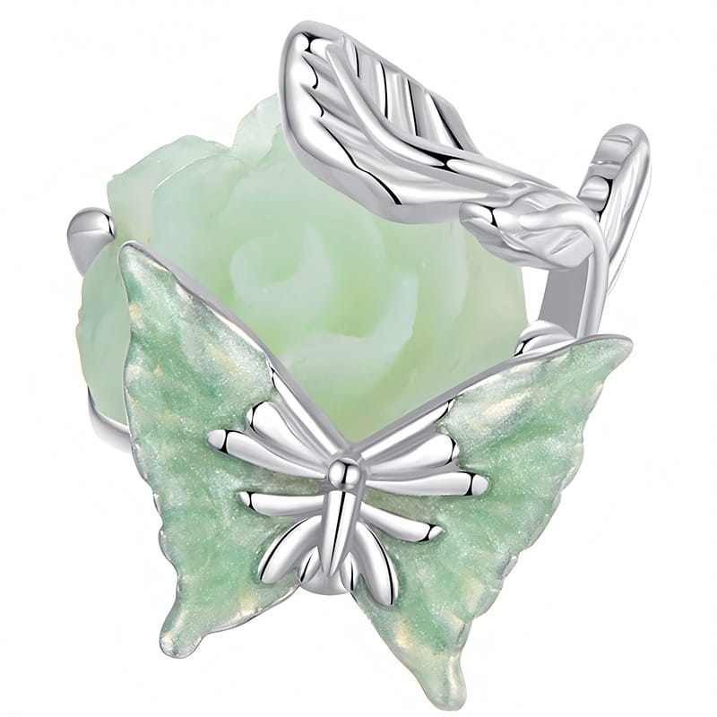 Charms do Pandora - CHARMS ZIELONA RÓŻA