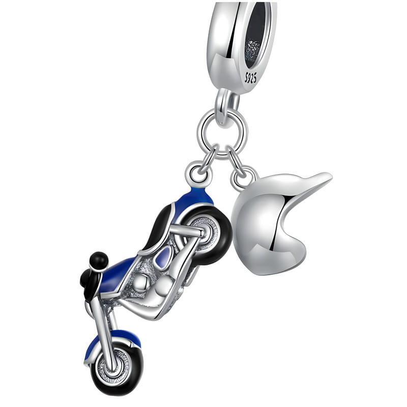 Charms do Pandora - CHARMS MOTOCYKL I KASK