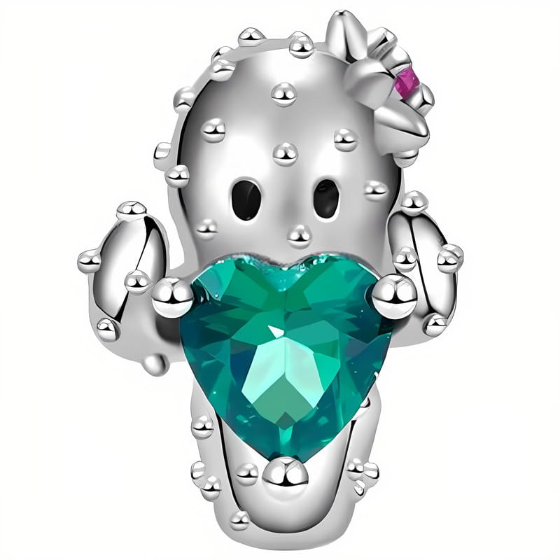 Charms do Pandora - CHARMS KAKTUS Z SERCEM