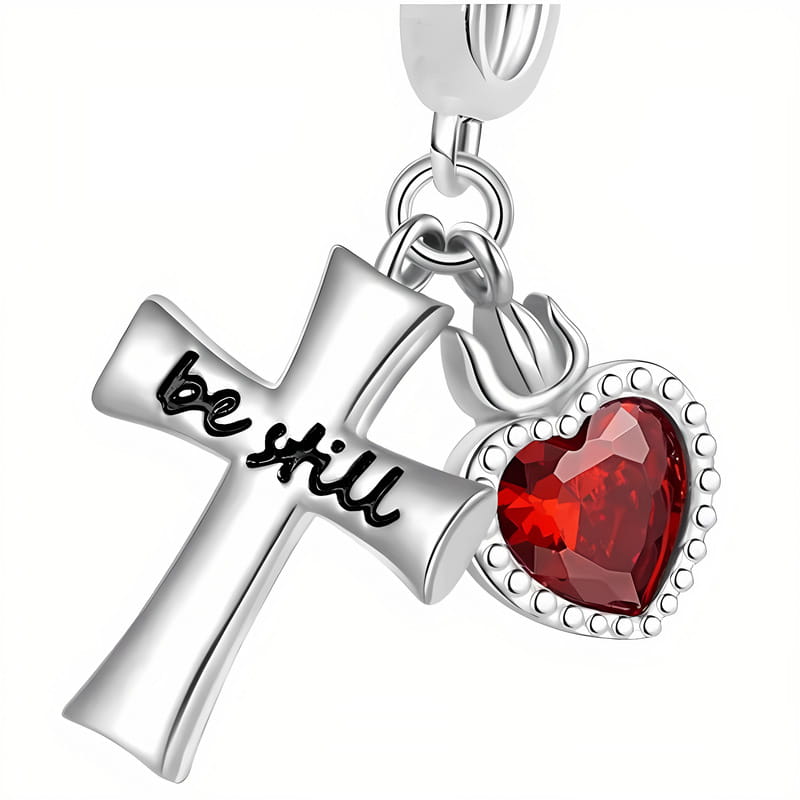 Charms do Pandora CHARMS KRZYŻ Z SERCEM