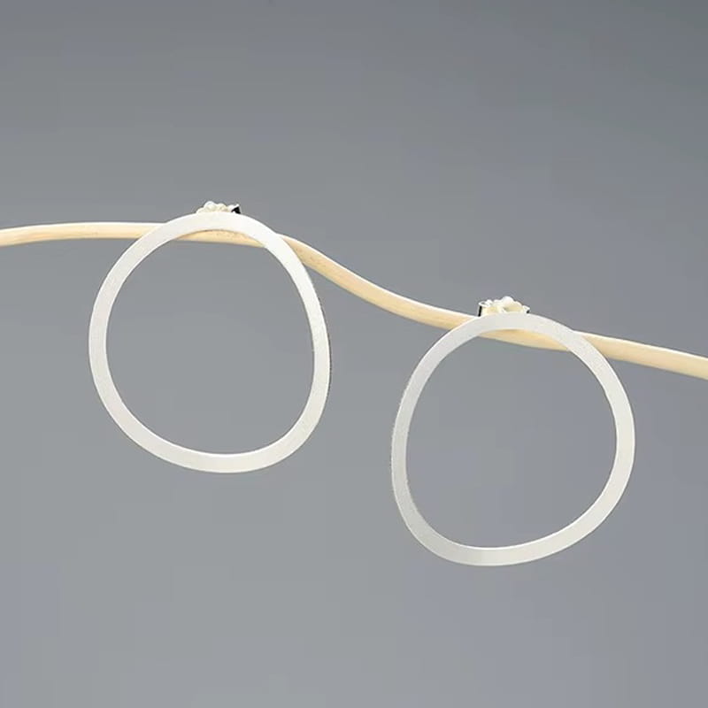 Kolczyki Srebrne - KOLCZYKI OKRĄGŁE