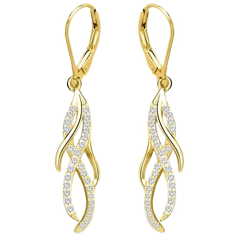 Kolczyki Złote - KOLCZYKI WISZĄCE