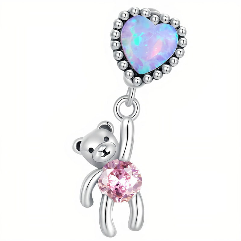 Charms do Pandora - CHARMS MISIEK Z SERCEM