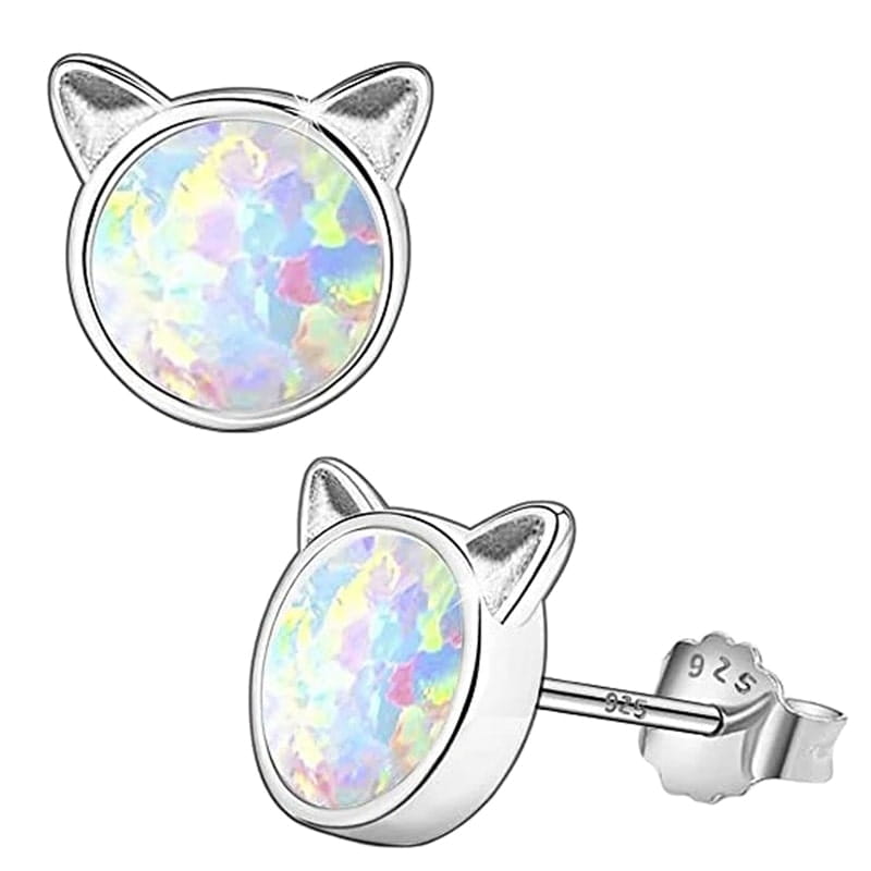 Kolczyki Srebrne - KOLCZYKI KOTKI