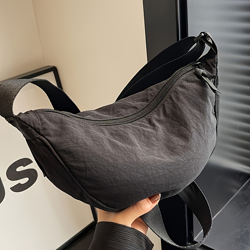 TEMU 3 dostępne kolory, idealna damskie torby na ramię z regulacją i zamkiem błyskawicznym - nylonowa torba na ramię do codziennego użytku i podróży,