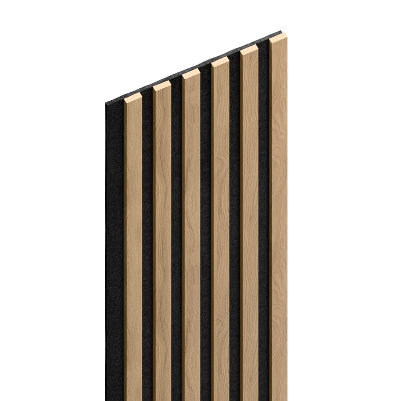 Panele ścienne lamele na filcu 270x30 cm Dąb Nordic 6 lameli