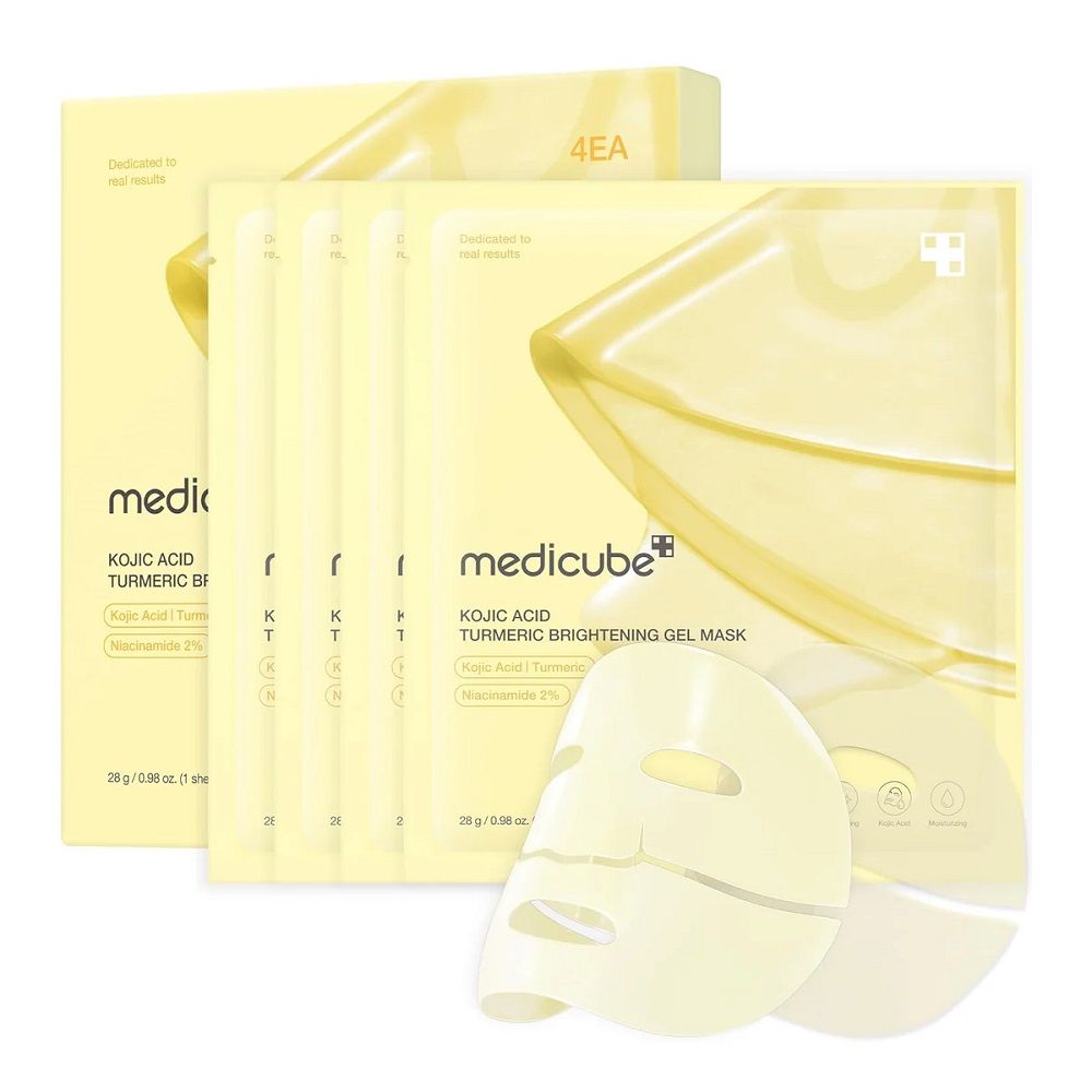 Kojic Acid Turmeric Brightening Gel Mask rozświetlająca maska do twarzy 4x28g