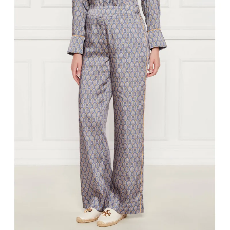 Joop! Satynowe spodnie Panja Loose fit