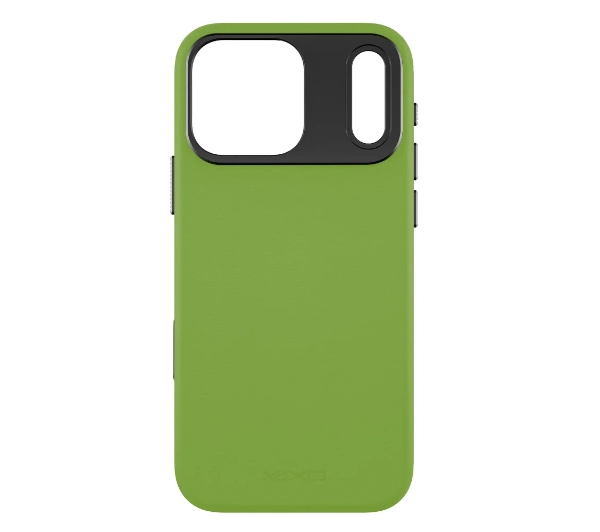 Yaxo Leather Gear Slim Case MagSafe do iPhone 17 Pro Max Zielony