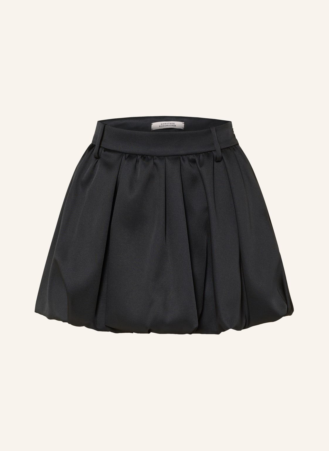 Dorothee Schumacher Satynowa Spódnica Shiny Statement grau