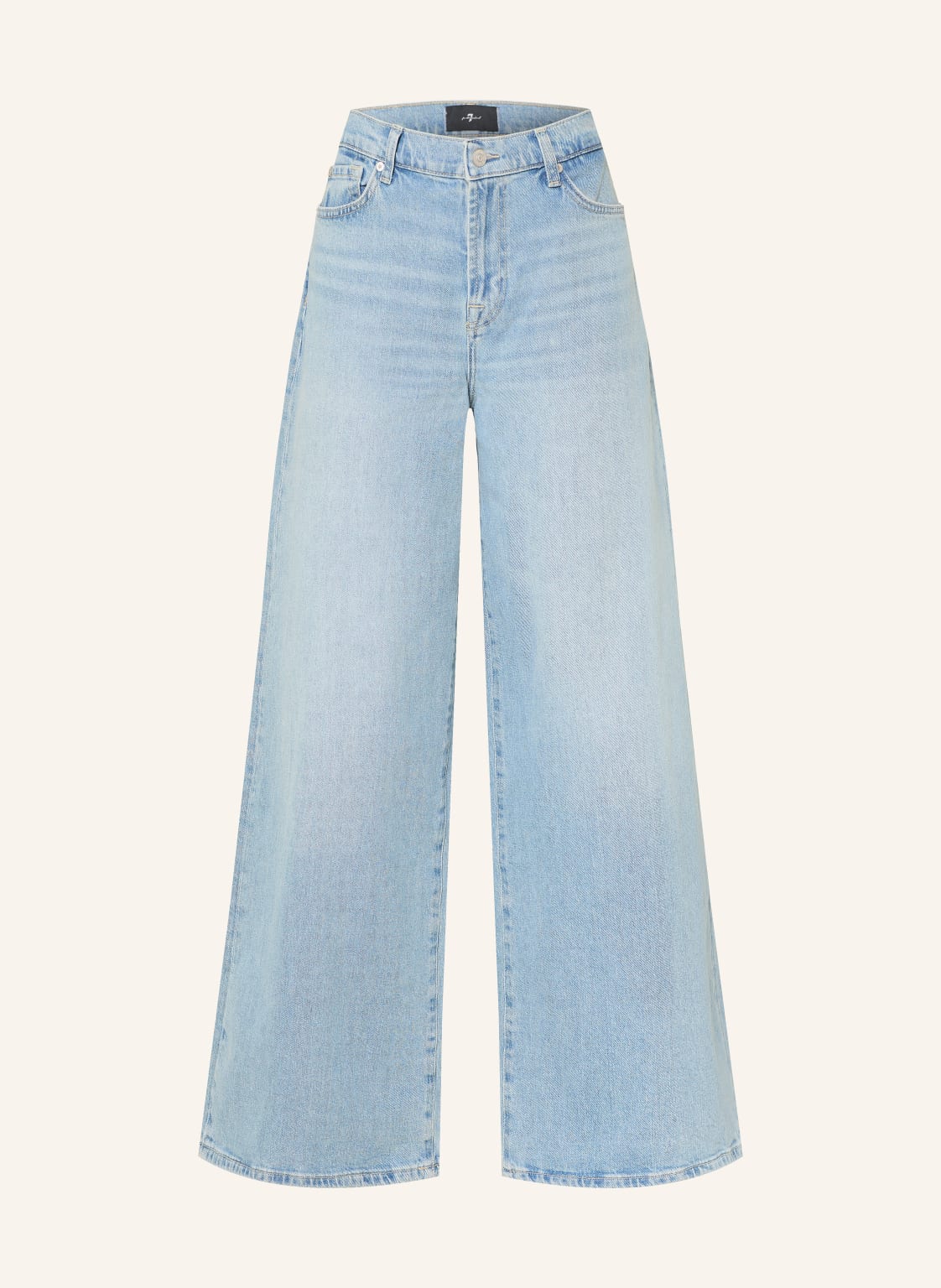 7 For All Mankind Dżinsy Z Szerokimi Nogawkami Marie blau