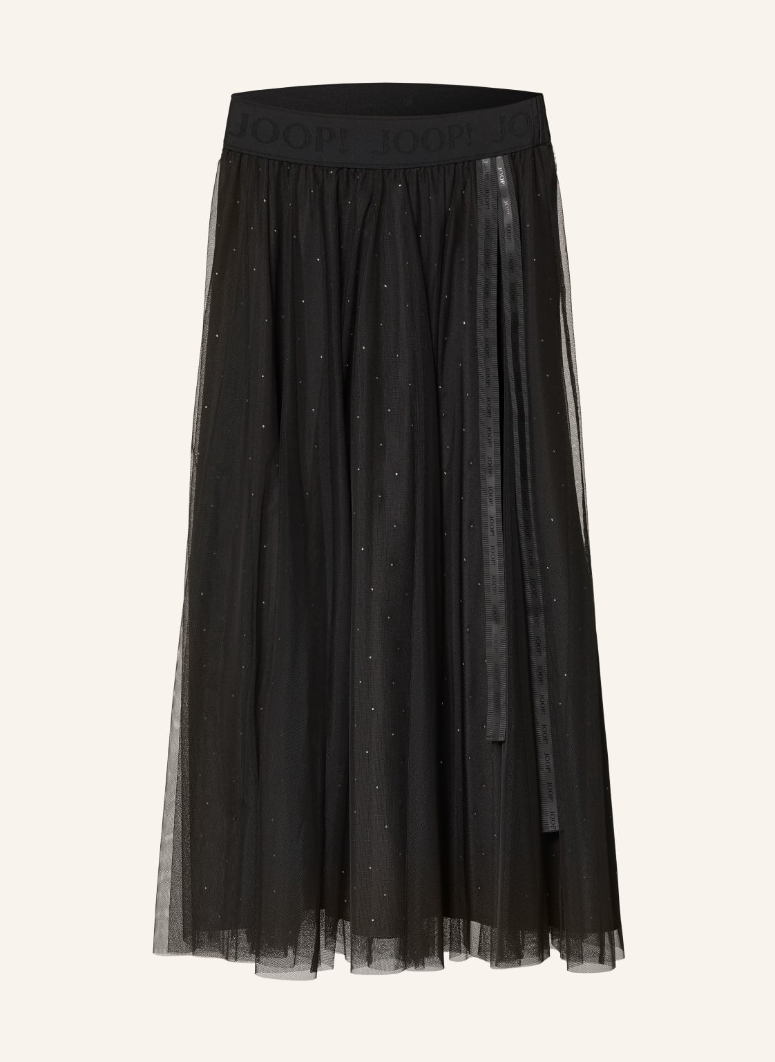 Joop! Spódnica Z Tiulu Z Kamieniami Ozdobnymi schwarz
