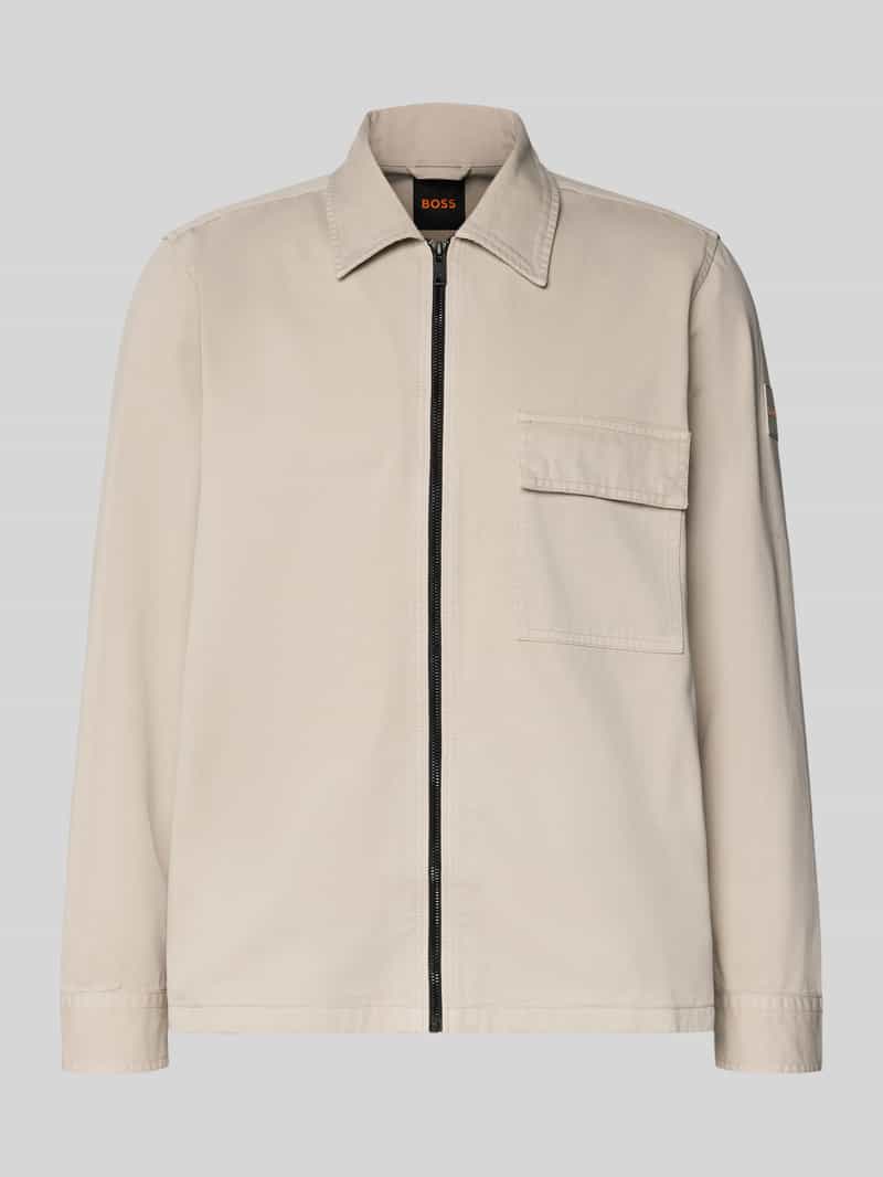 Kurtka koszulowa o kroju regular fit z czystej bawełny model ‘M_LORUM’