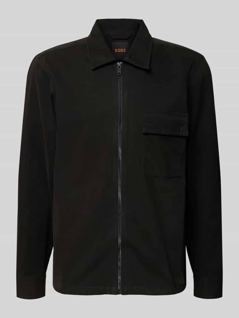 Kurtka koszulowa o kroju regular fit z czystej bawełny model ‘M_LORUM’