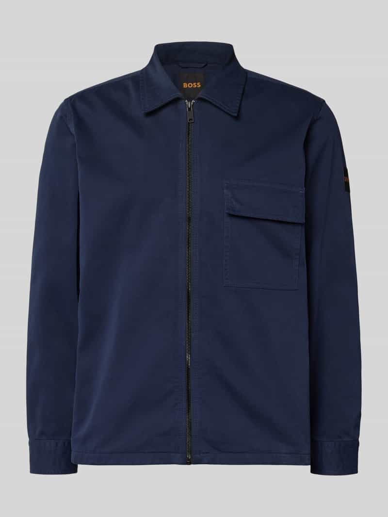 Kurtka koszulowa o kroju regular fit z czystej bawełny model ‘M_LORUM’