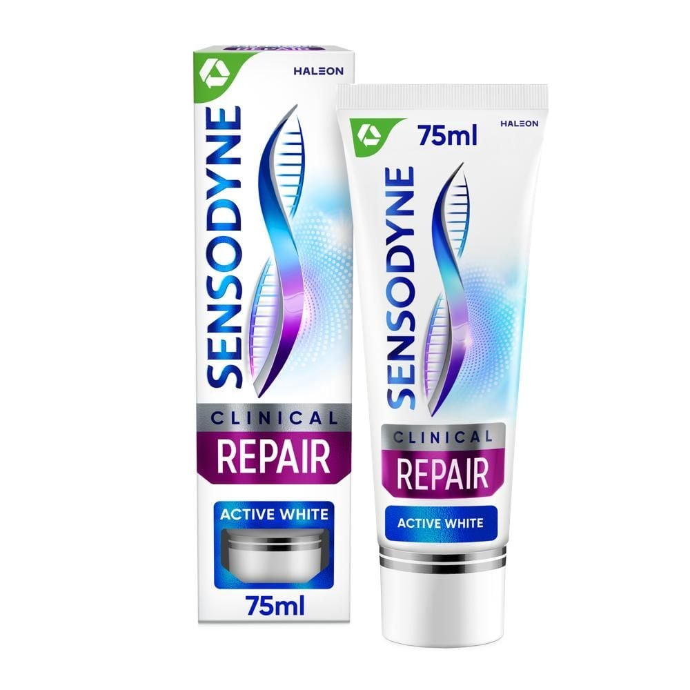 Sensodyne Clinical Repair Active White Pasta do zębów z fluorkiem 75 ml