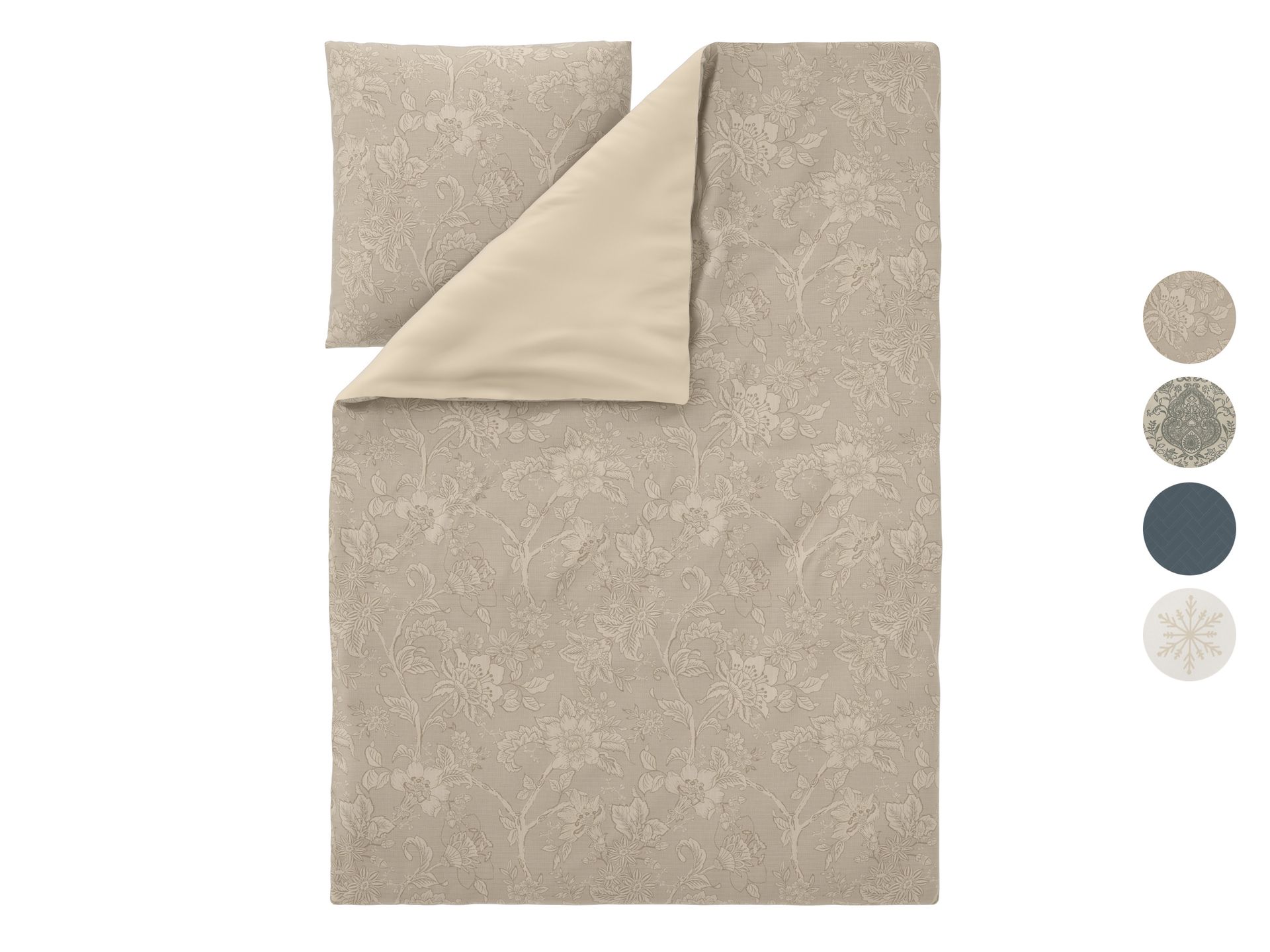 LIVARNO® Pościel dwustronna z bawełny satynowej, 140 x 200 cm