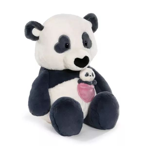 Nici Green: Pluszowa figurka panda z młodym - 40 cm