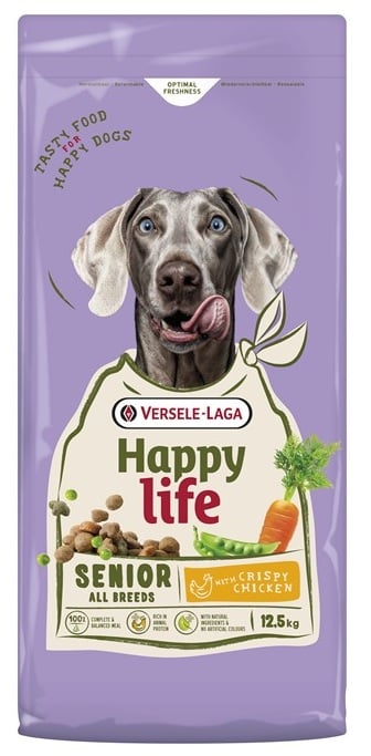 VERSELE-LAGA Happy Life Senior with Chicken 12,5kg karma dla psów starszych z kurczakiem