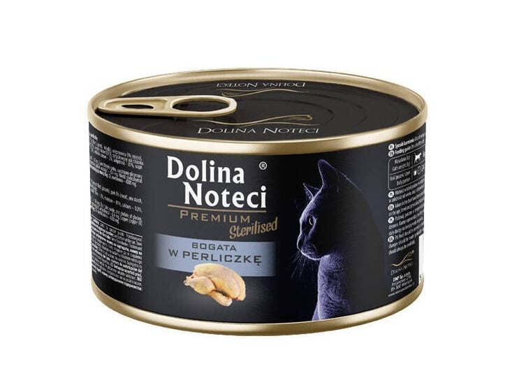 DOLINA NOTECI Premium Bogata w perliczkę dla kota po sterylizacji 185 g