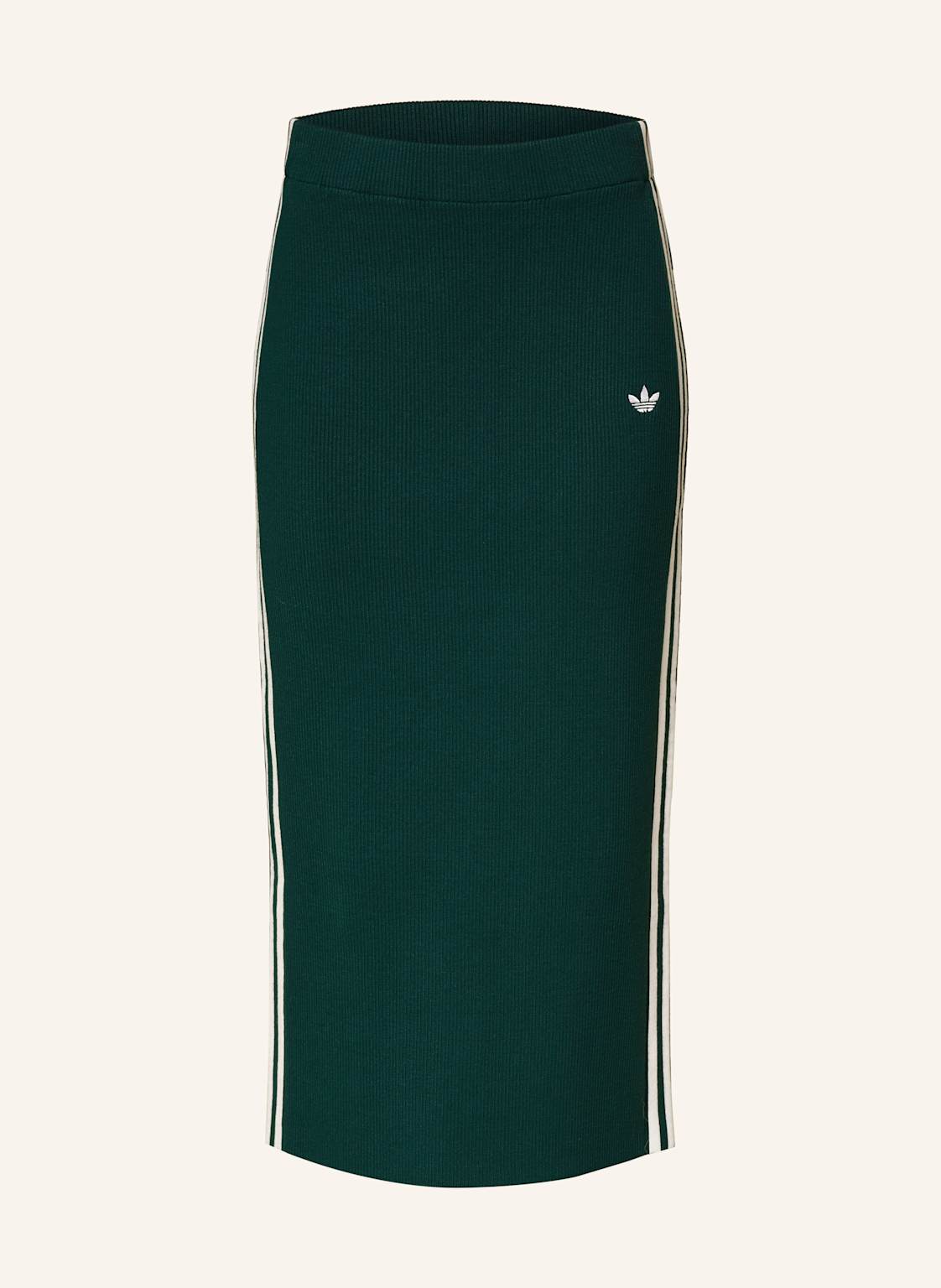Adidas Originals Spódnica Z Dzianiny Adicolor Knit 3 Stripes gruen