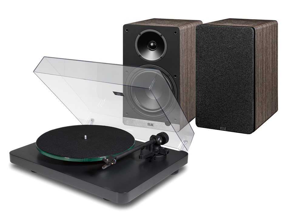 Audio-Technica C558 (czarny) + ConneX DCB61 (orzech)