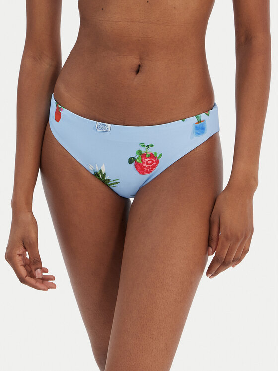 Seafolly Dół od bikini Playa Bonita 40473-287 Błękitny