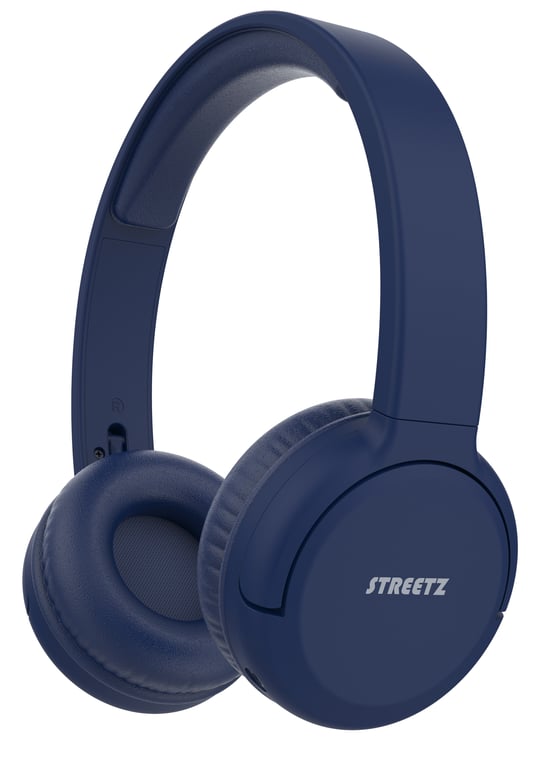 Streetz BT210-BLU słuchawki/Przewodowy i Bezprzewodowy Bluetooth Niebieski