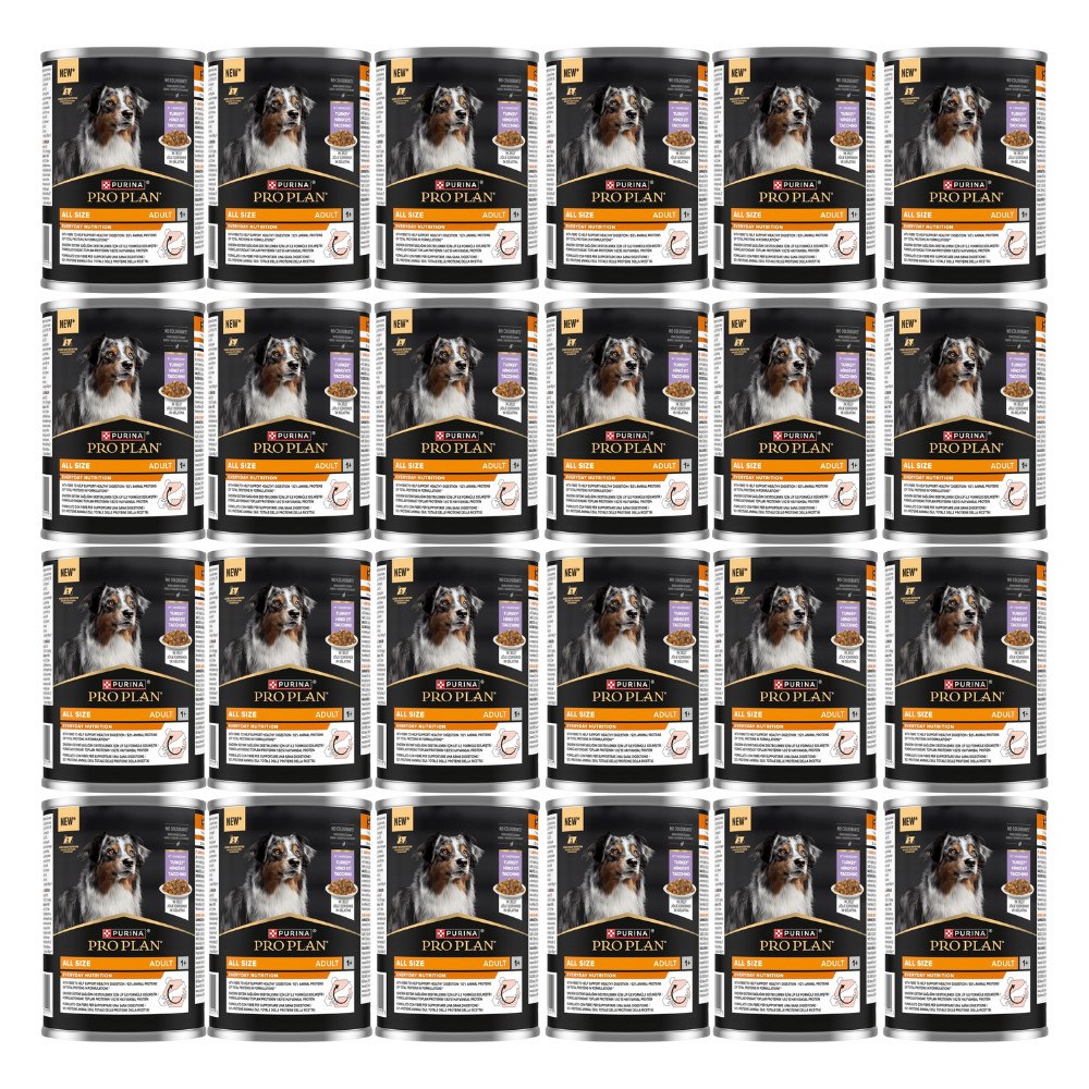 PURINA Pro Plan Everyday nutrition All size Adult Indyk w galarecie - mokra karma dla psa - 24x400g