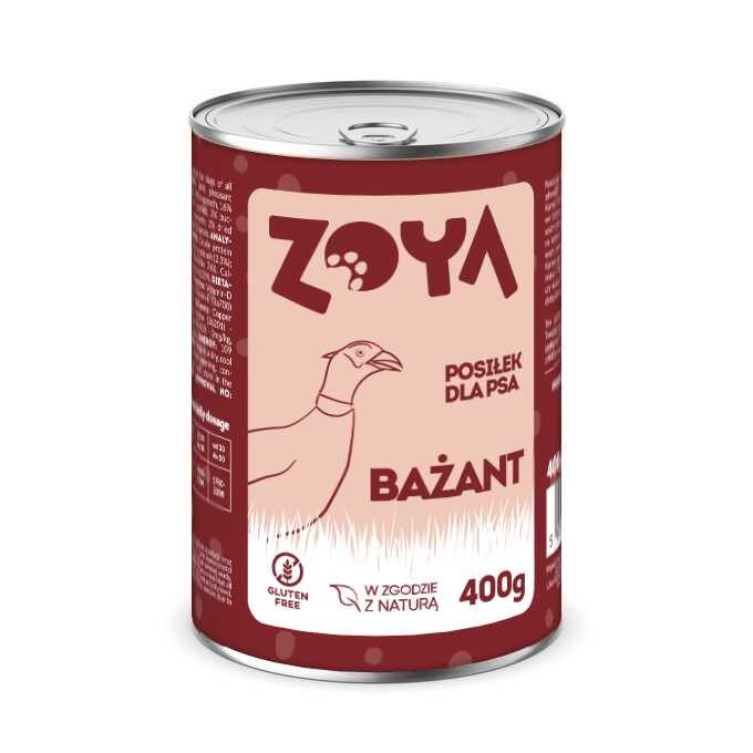 ZOYA Bażant - mokra karma dla psa - 400g