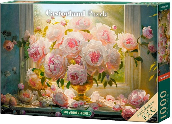 Puzzle Hot Summer Peonies 1000 elementów