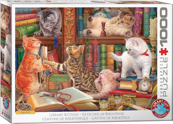 Puzzle 1000 Library Kittens 6000-5913
